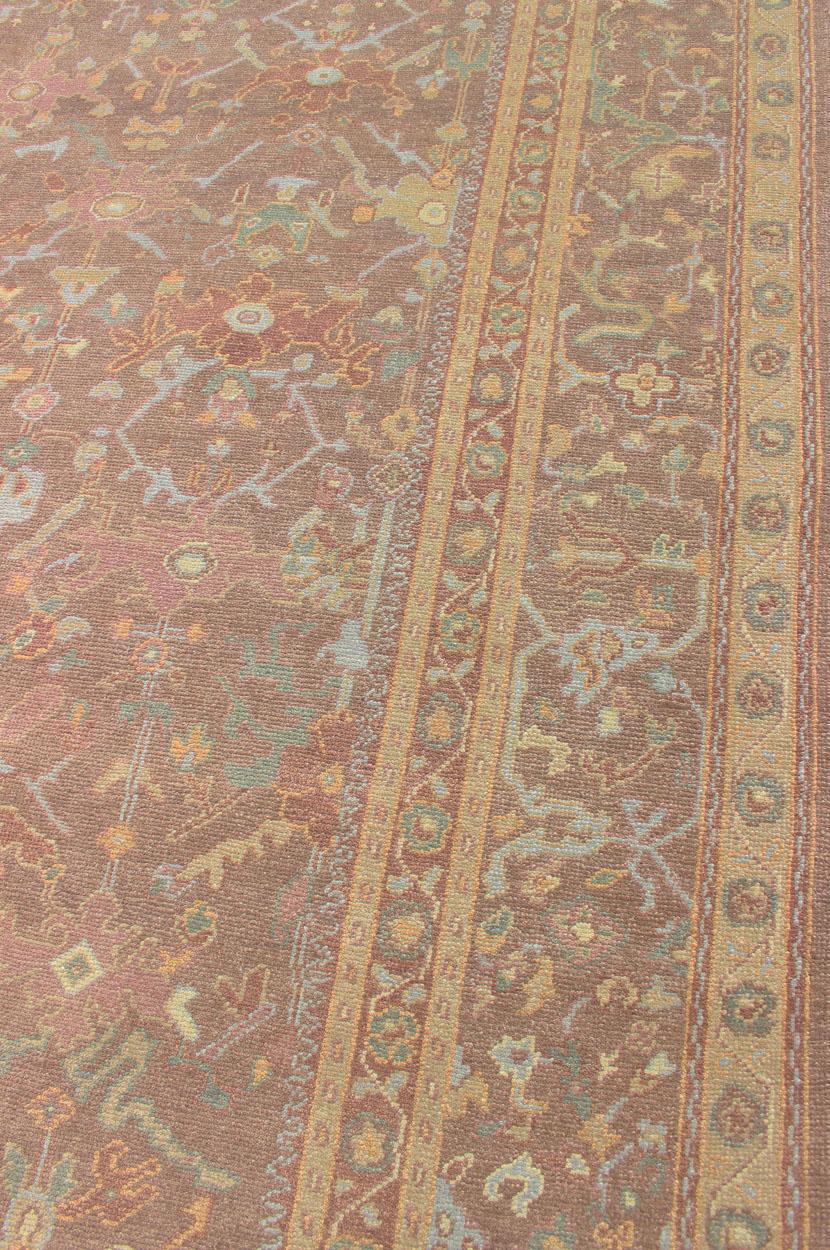 Keivan Woven Arts Large All-Over Design annodato a mano in lana fine Amritsar Rug in vendita 5