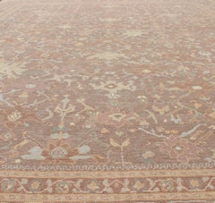 Keivan Woven Arts Large All-Over Design Hand-Knotted Wool Fine Amritsar Rug