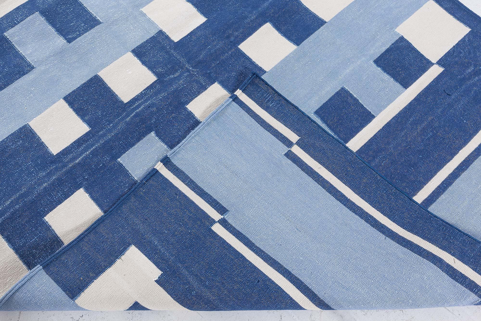 Tapis Dhurrie indien moderne de Doris Leslie Blau en vente 1