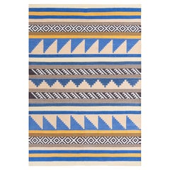 Modern Indian Dhurrie Rug by Doris Leslie Blau