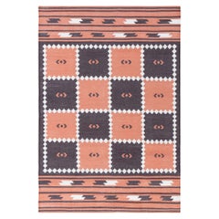 Tappeto indiano moderno Dhurrie di Doris Leslie Blau