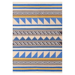 Modern Indian Dhurrie Rug by Doris Leslie Blau