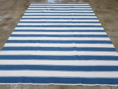 21st Century Indian Flatweave Dhurrie Room Size Carpet by Galerie Shabab