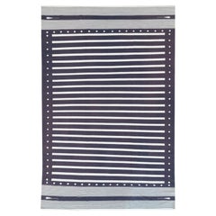 Modern Indian Flatweave Dhurrie Room Size Carpet