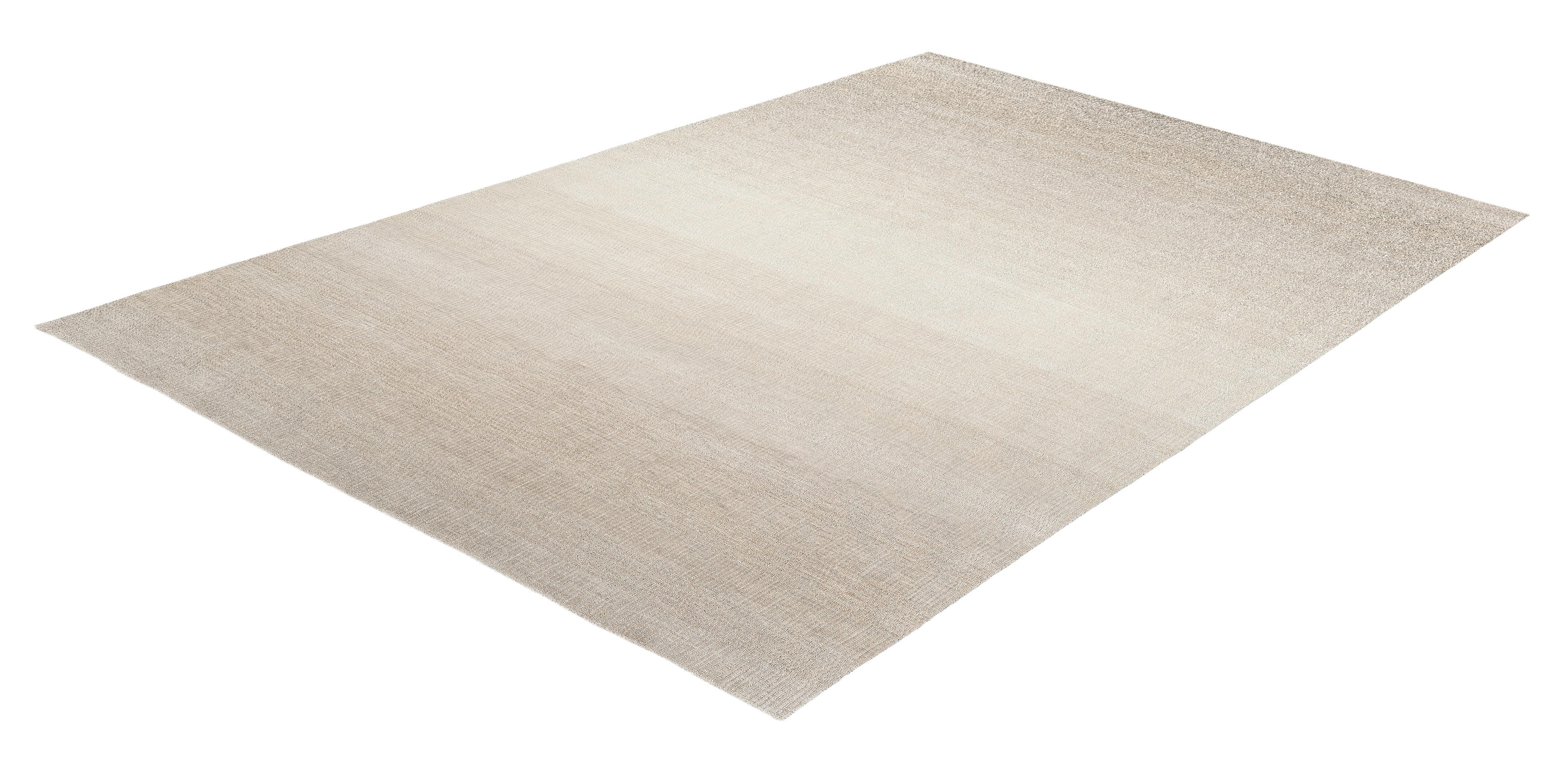 Indiano Tappeto indiano moderno  Tessuto a mano in lana merino, design minimalista neutro a gradienti in vendita