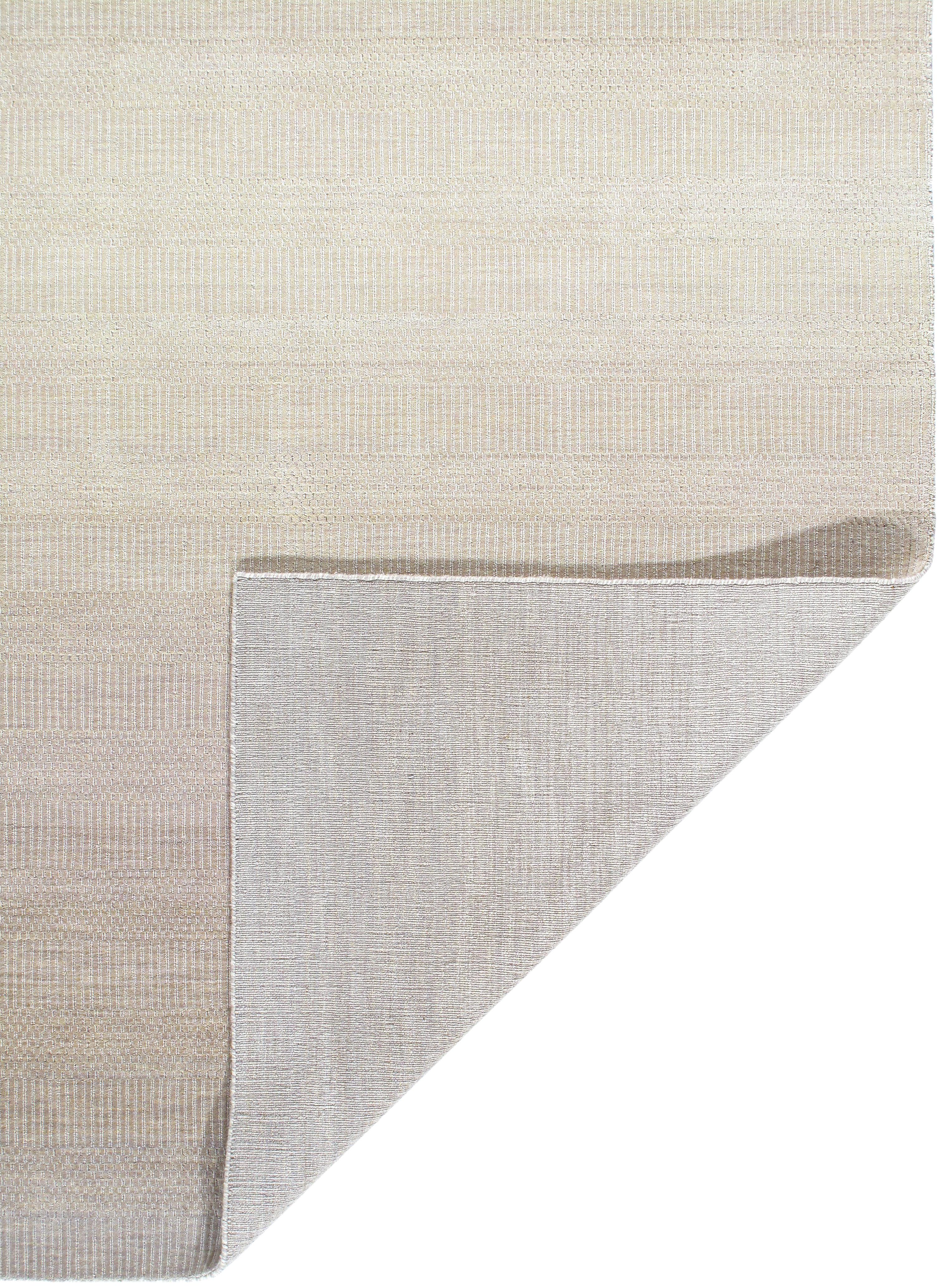 Tappeto indiano moderno  Tessuto a mano in lana merino, design minimalista neutro a gradienti in vendita 2