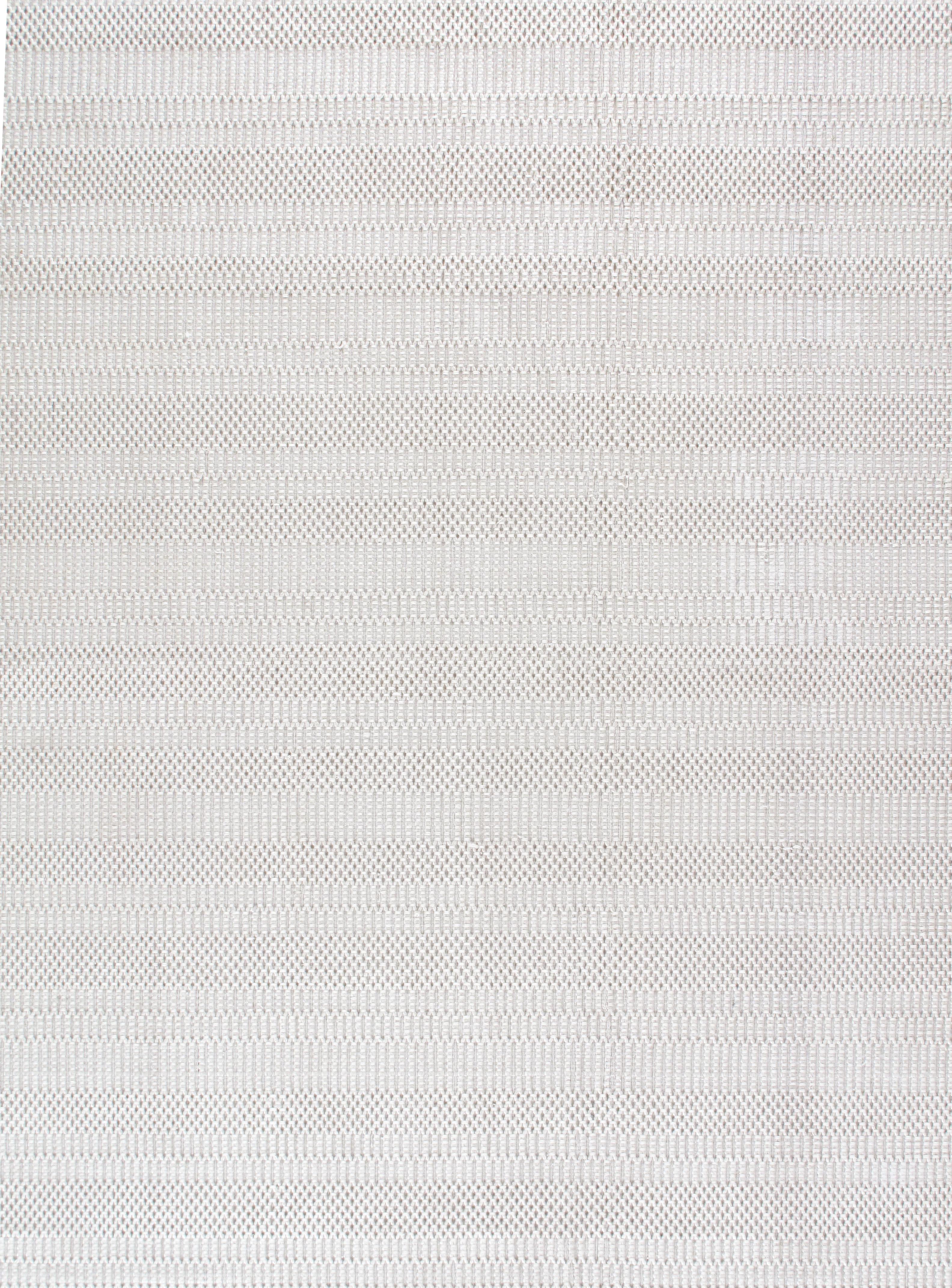 Moderner Indianerteppich  Handgewebte Merinowolle, neutrales, minimalistisches Design (21. Jahrhundert und zeitgenössisch) im Angebot