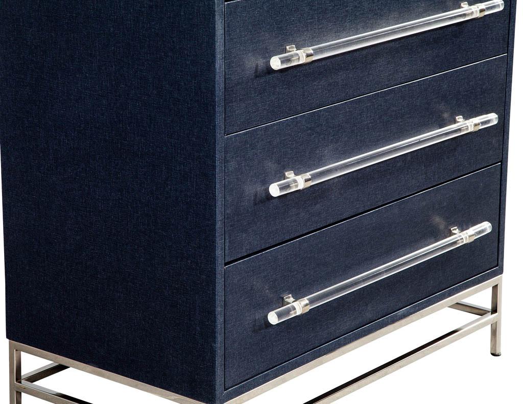 Modern Indigo Chest of Drawers For Sale 3