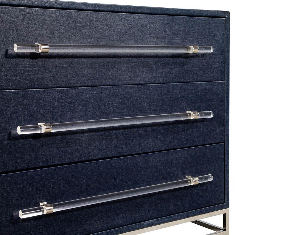 Modern Indigo Chest of Drawers For Sale 1