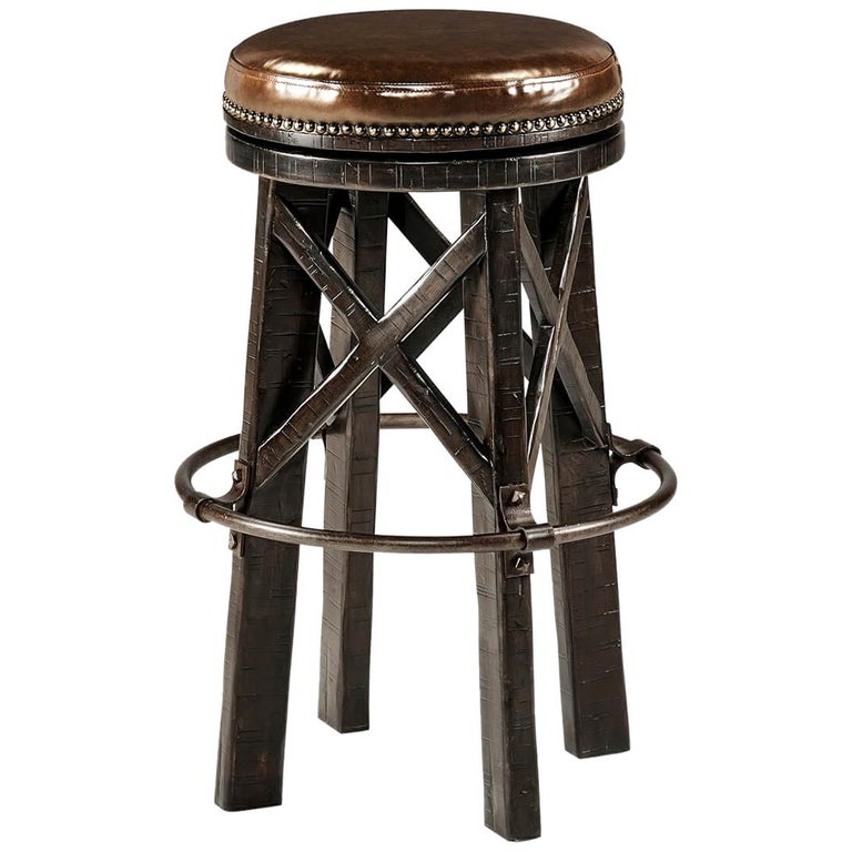 Modern Industrial Bar Stool For At, Modern Country Bar Stools