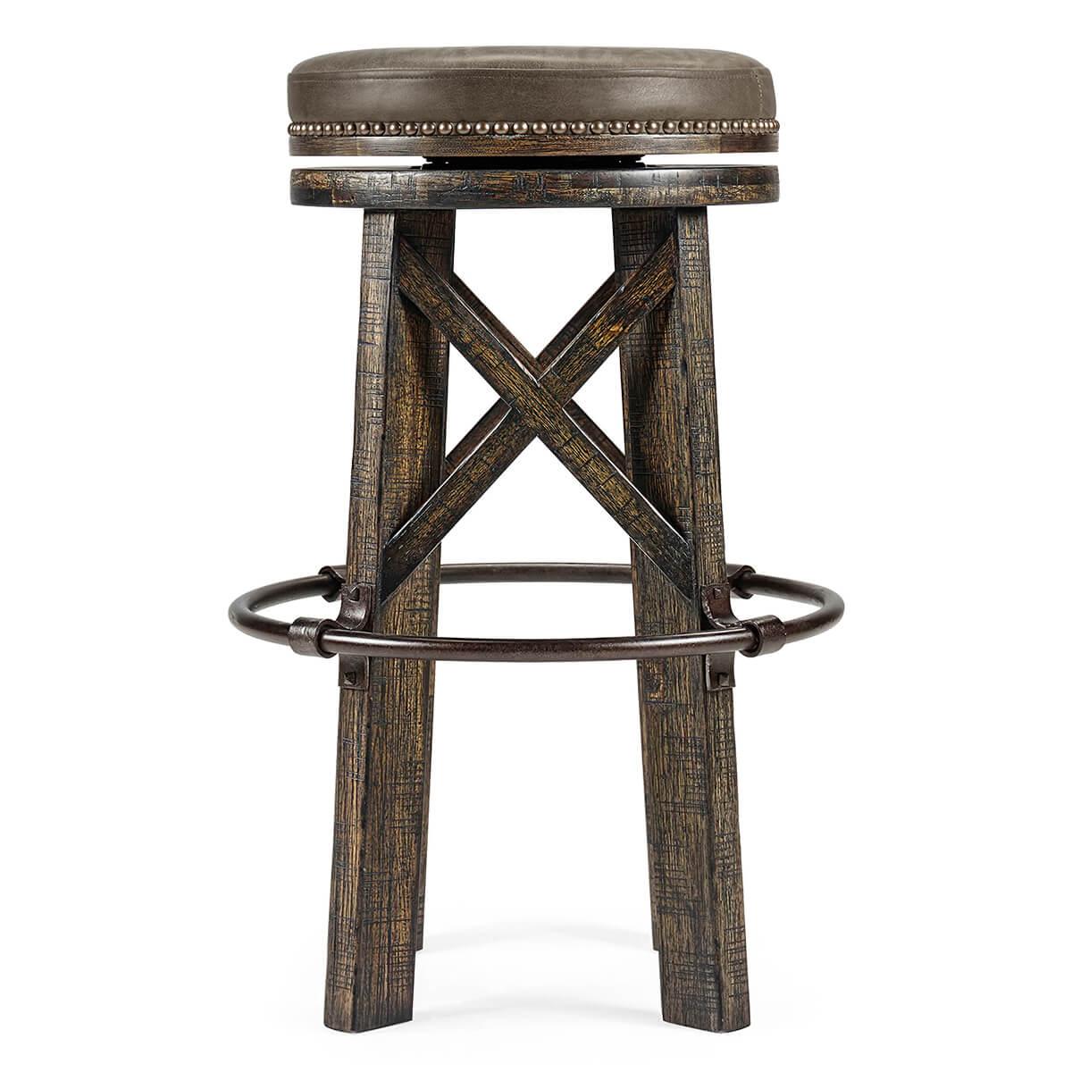 rustic bar stools