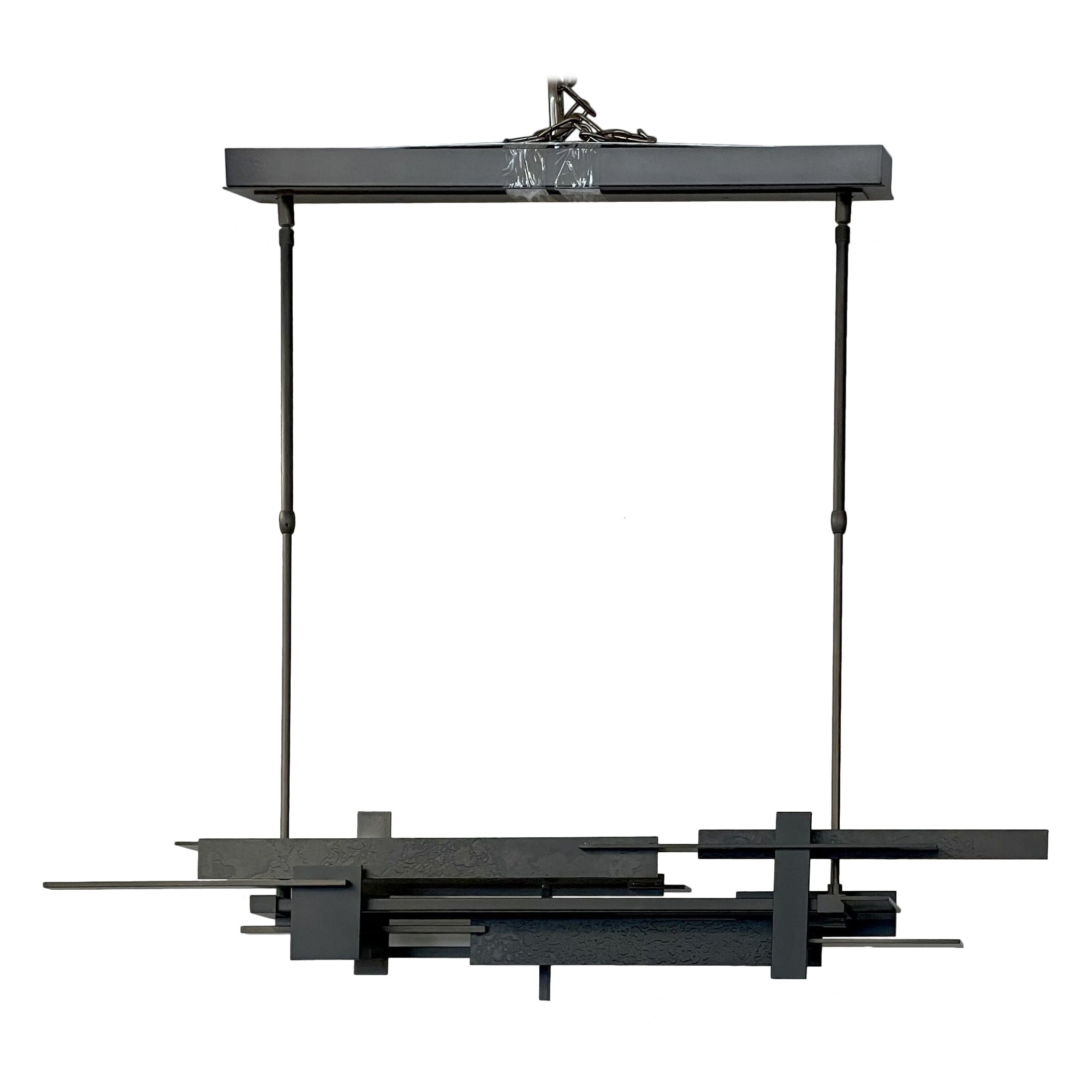 Modern Industrial, Chandelier, Pendant, Ceiling Light, Frank Lloyd Wright Style