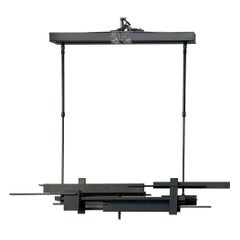 Modern Industrial, Chandelier, Pendant, Ceiling Light, Frank Lloyd Wright Style