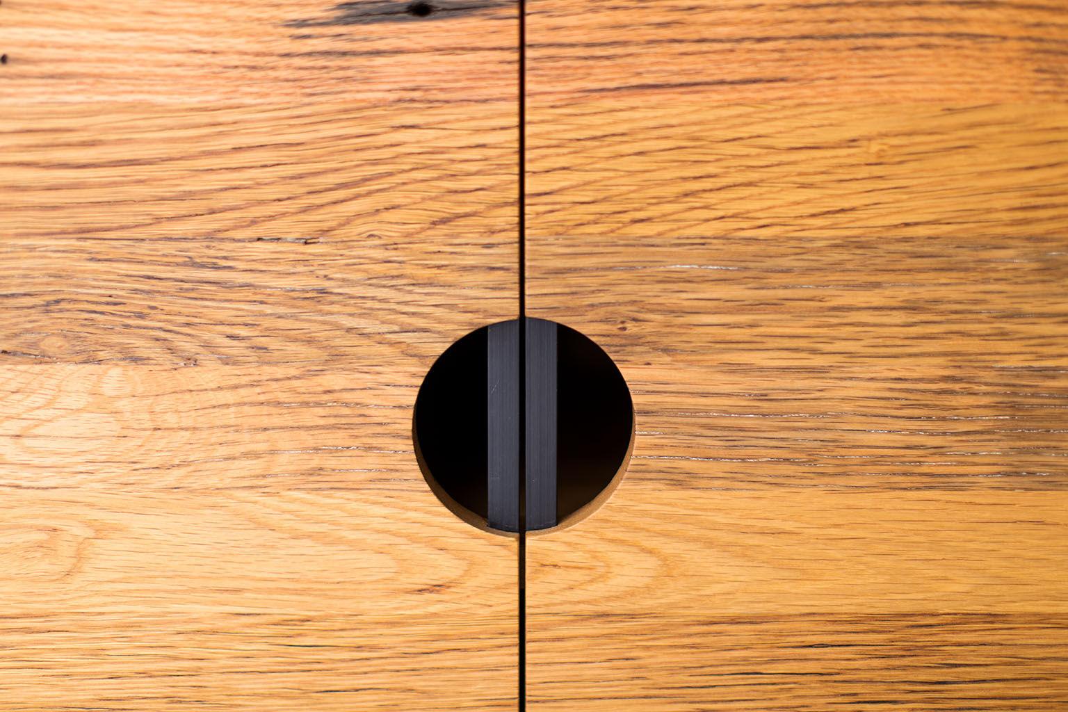 XXI secolo e contemporaneo Cassapanca Modern Industry in Oak riciclato in vendita