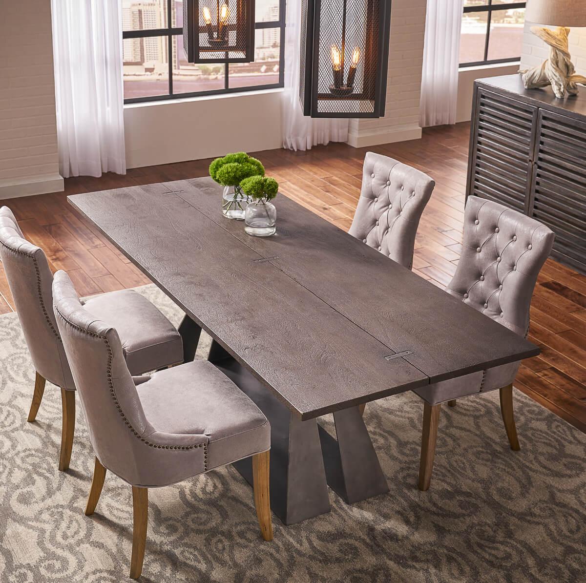 Contemporary Modern Industrial Design Dining Table