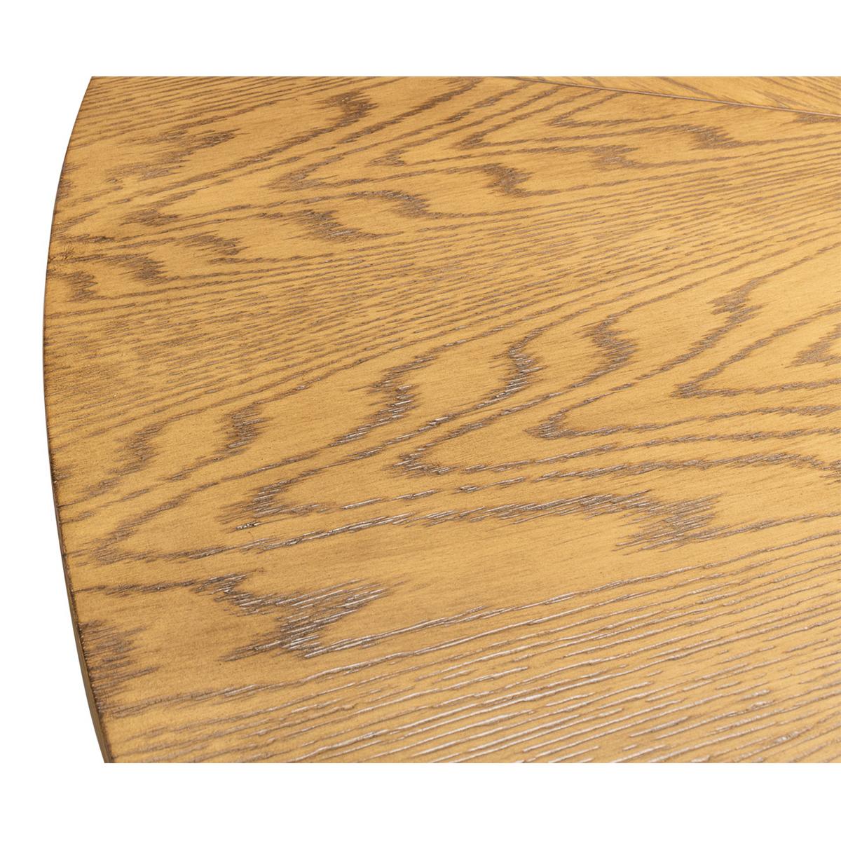 Table de salle à manger industrielle ronde moderne et moderne - 70 - Gris chiffon en vente 2