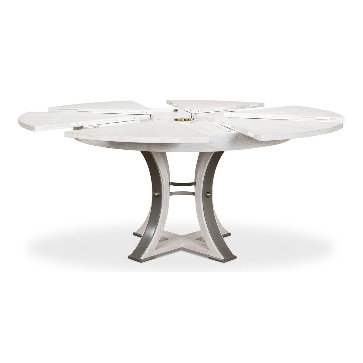 Vietnamese Modern Industrial Dining Table - 70 - White For Sale