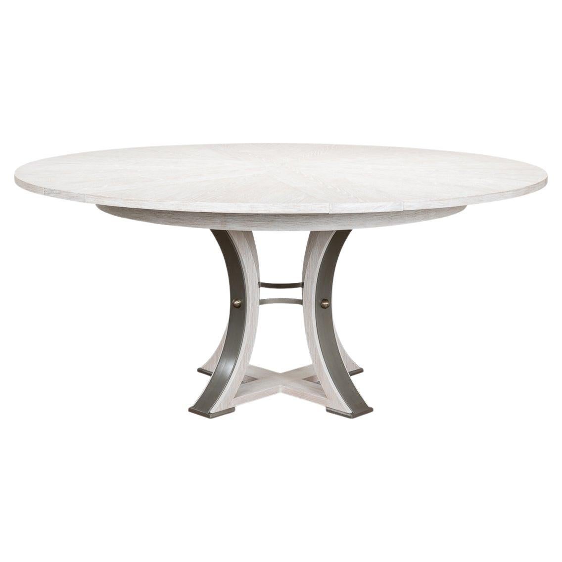 Modern Industrial Dining Table - 70 - White For Sale at 1stDibs