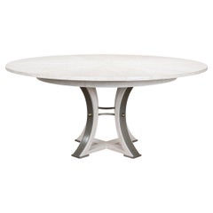 Modern Industrial Dining Table - 70 - White