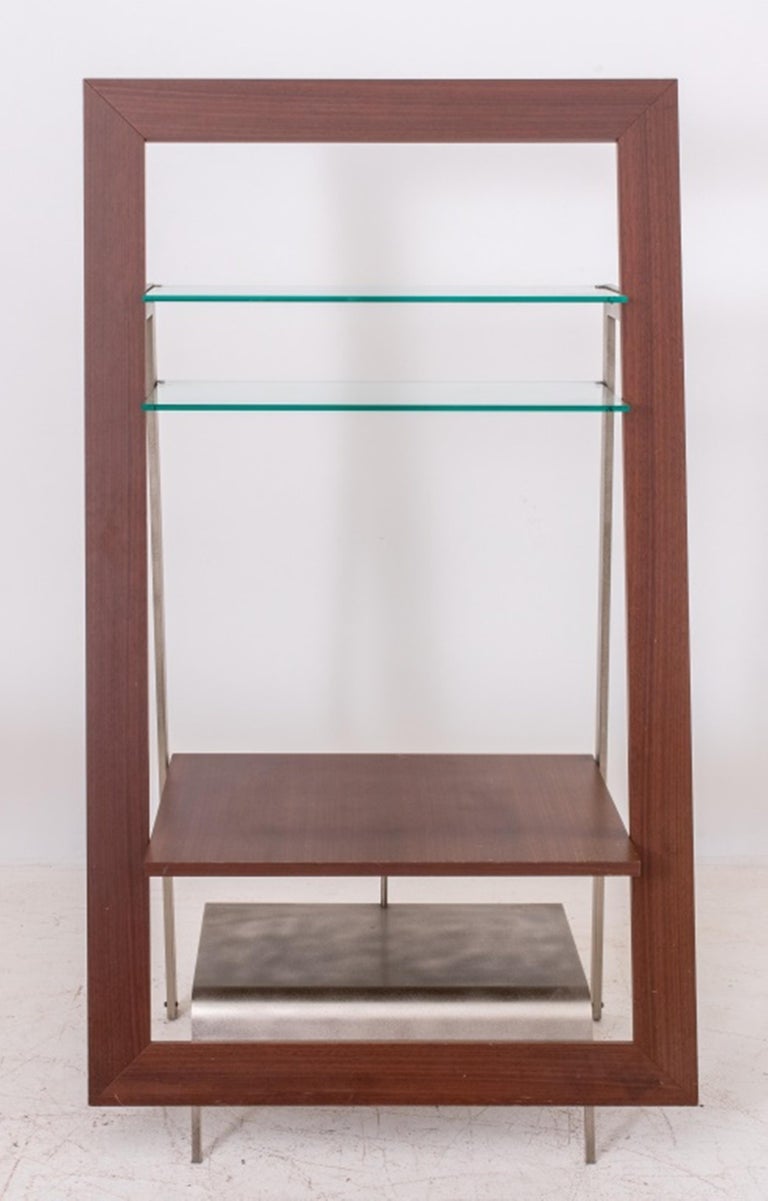 Modern Industrial Ladder Bookshelf / TV Stand For Sale at 1stDibs