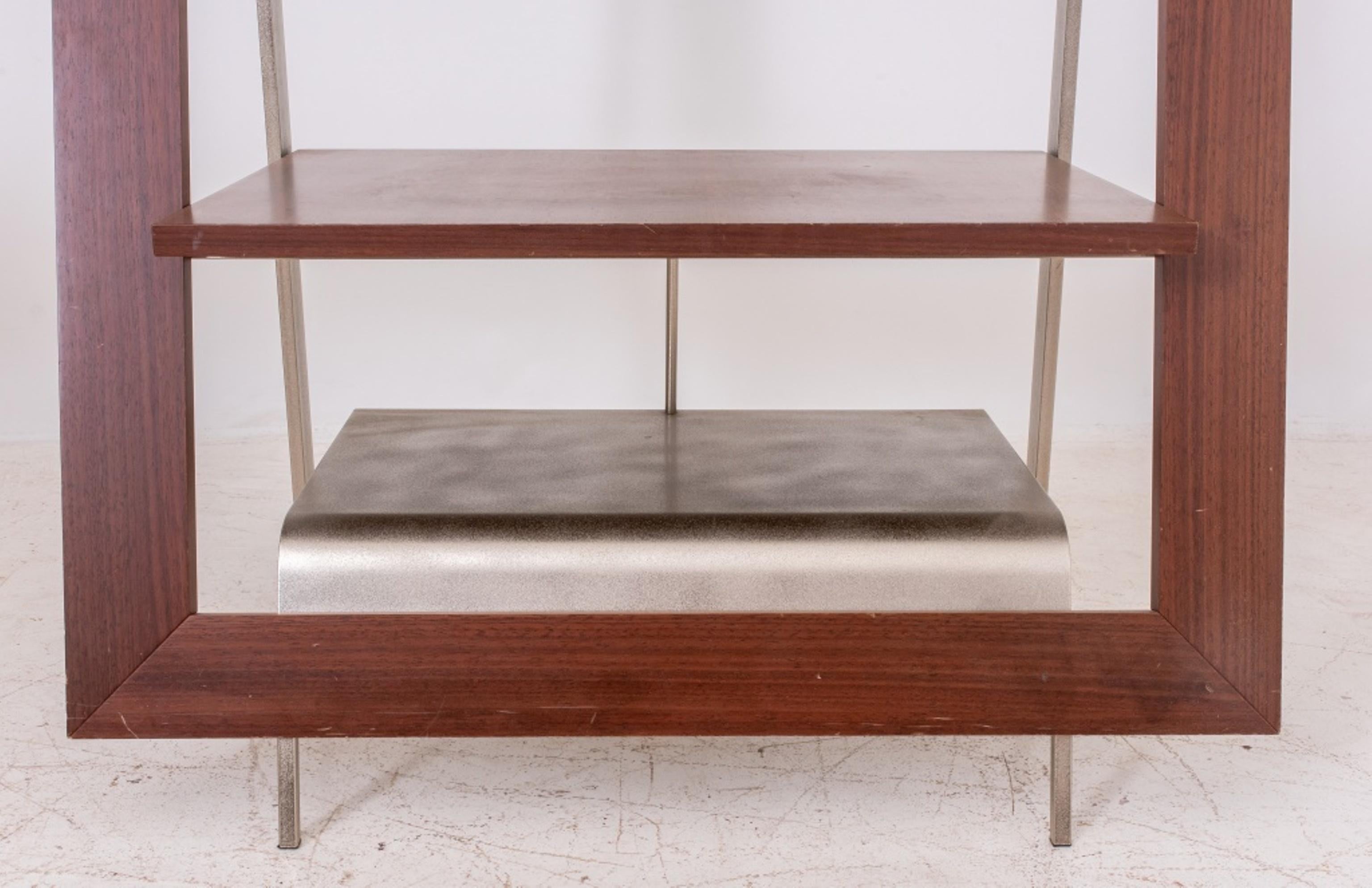 20th Century Modern Industrial Ladder Bookshelf / TV Stand