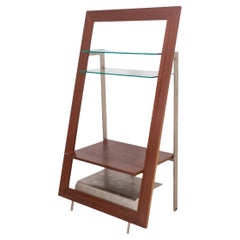Modern Industrial Ladder Bookshelf / TV Stand