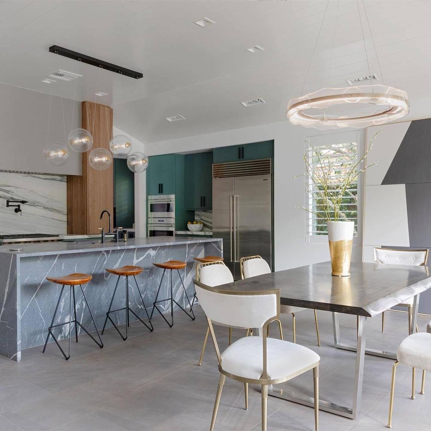 Modern Industrial Style Otto Sphere Pendant / Chandelier, Stainless Steel 14