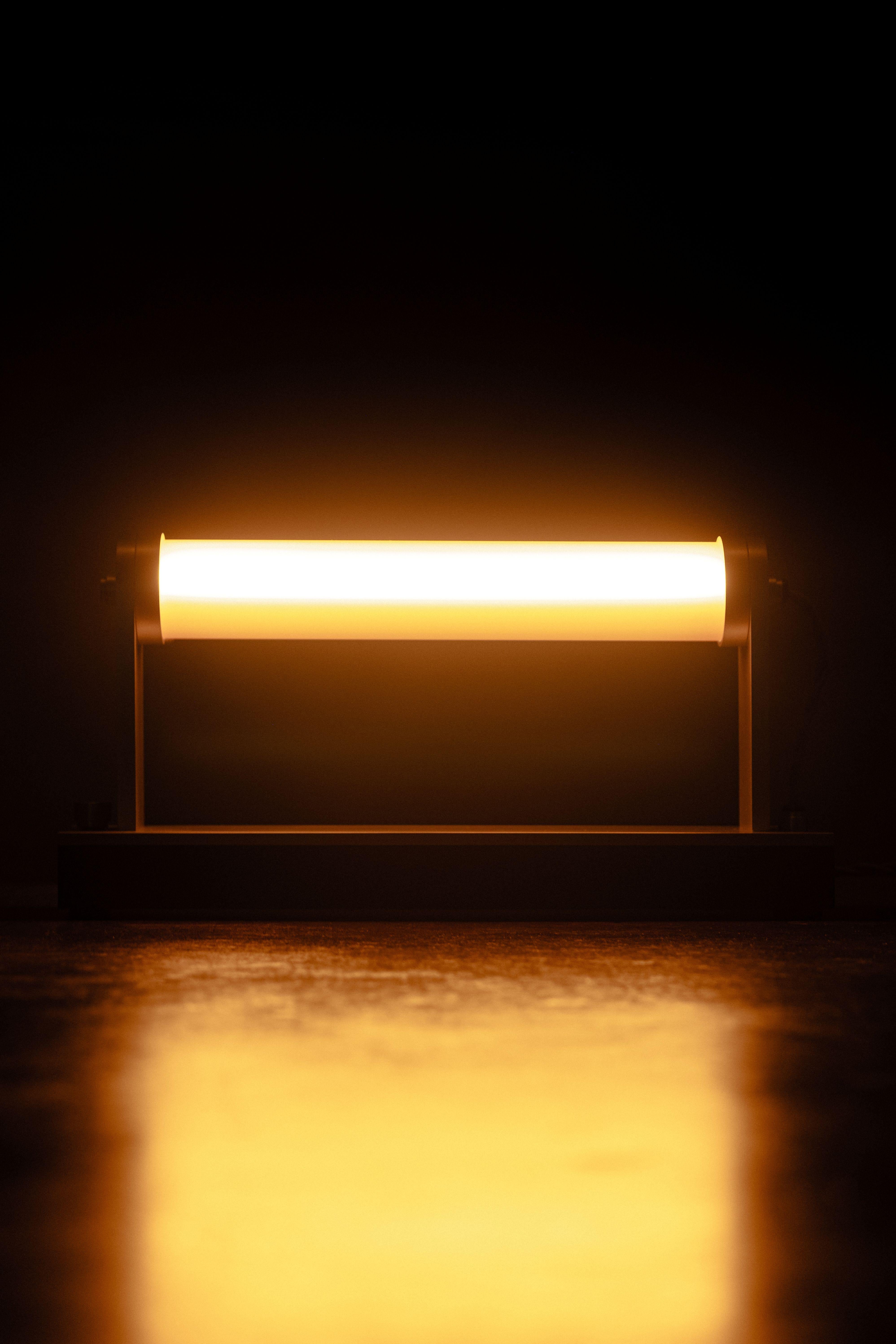 Modern Industrial Table Lamp In New Condition For Sale In Treadwell, NY