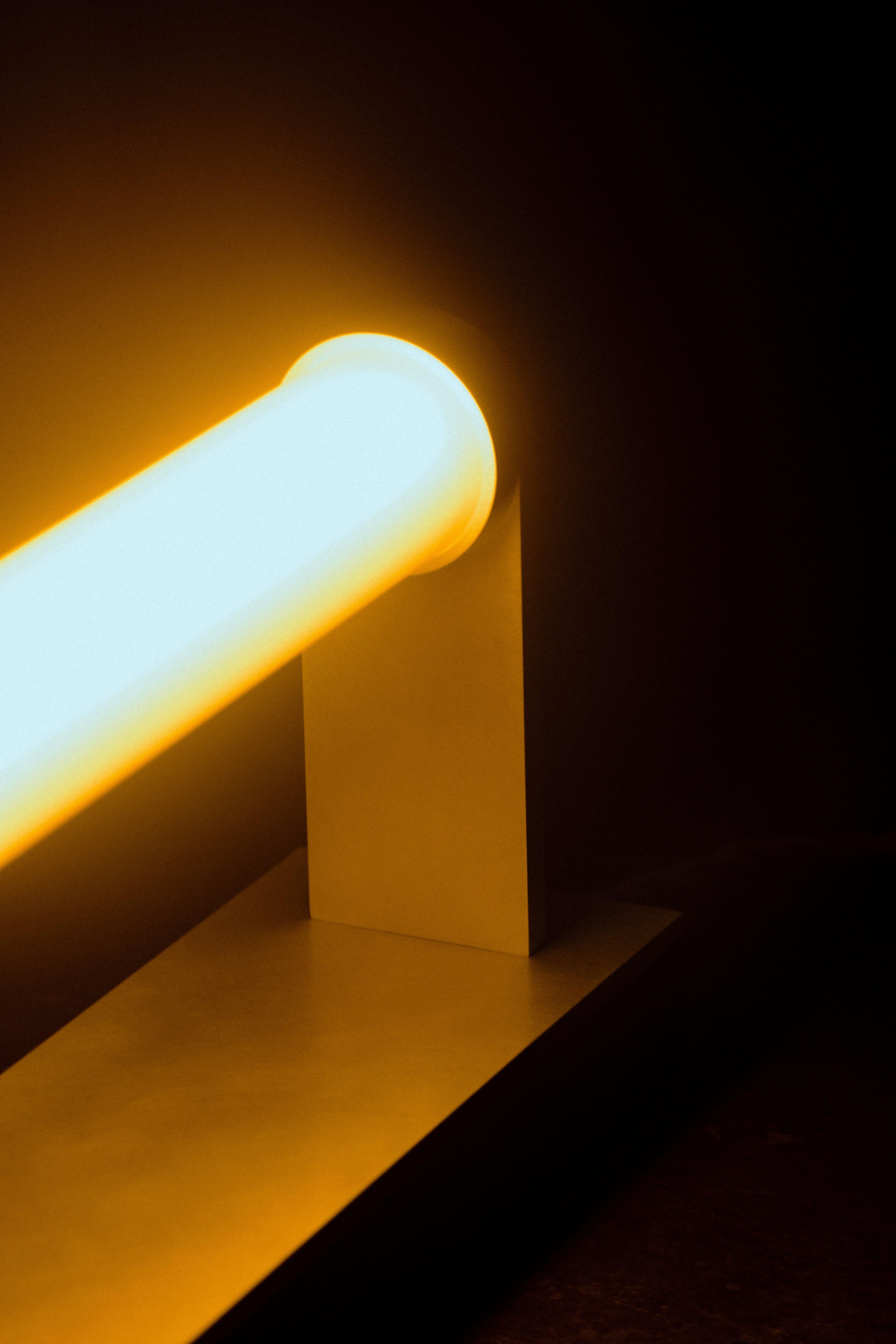 Glass Modern Industrial Table Lamp For Sale