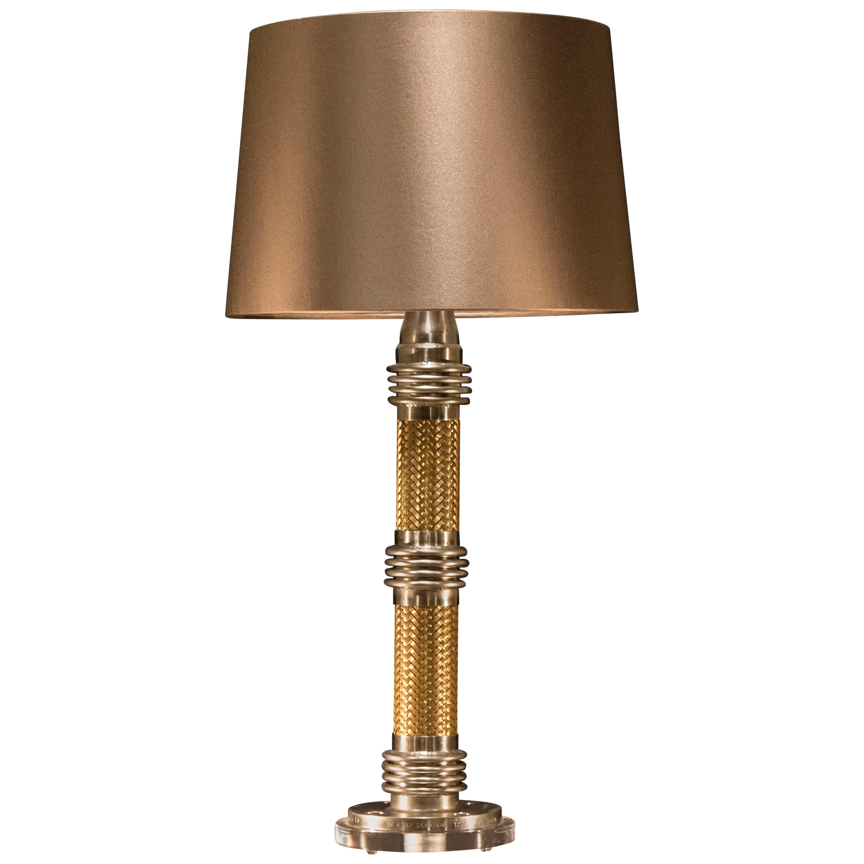 Modern Industrial Table Lamp 'Nebeaune' For Sale
