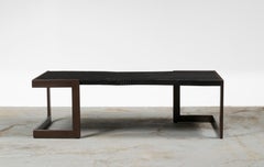 Modern Industry Hamilton Coffee Table in Charred Hardwood
