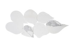 Mid-Century Modern Infinity Coffee Table Statuary Marble Handmade by Greenapple