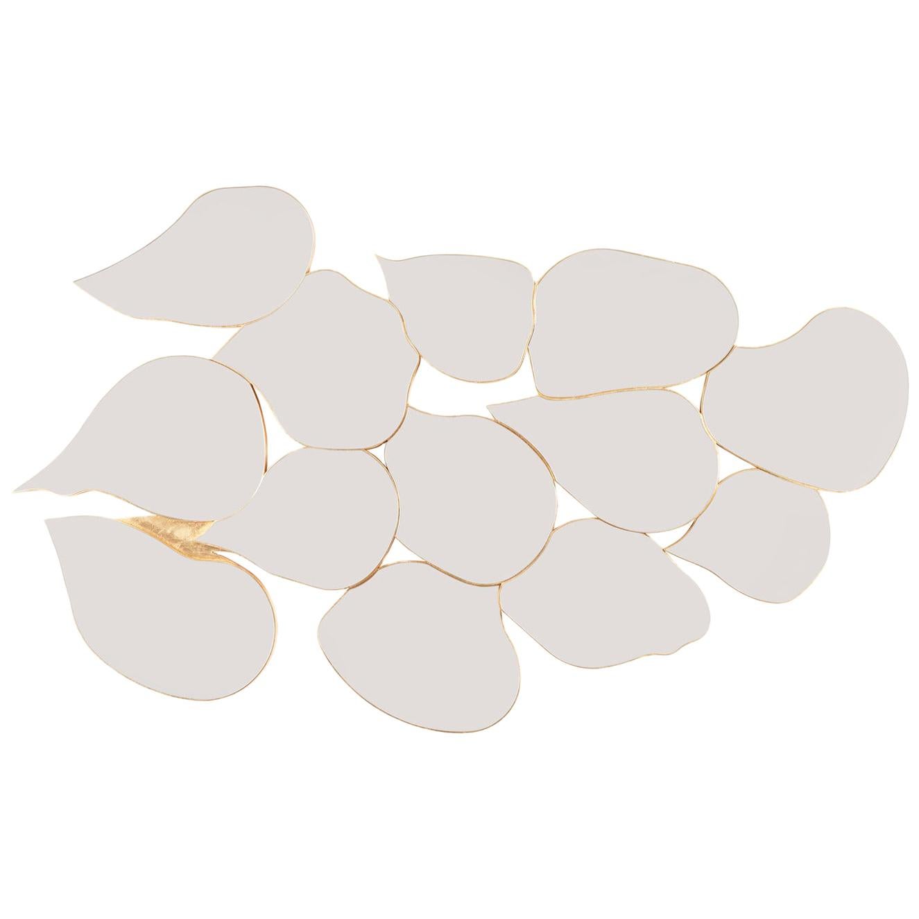 Mid-Century Modern Infinity Wall Mirror, Gold Leaf, Handmade by Greenapple