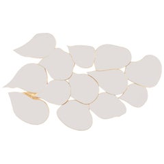 Mid-Century Modern Infinity Wall Mirror, Gold Leaf, Handmade by Greenapple