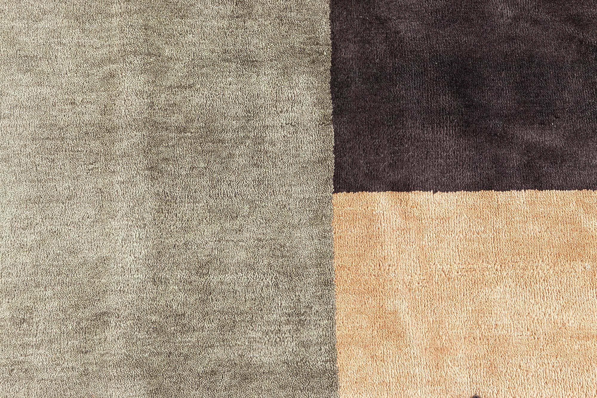 Indien Tapis Art déco d'inspiration moderne de Doris Leslie Blau en vente