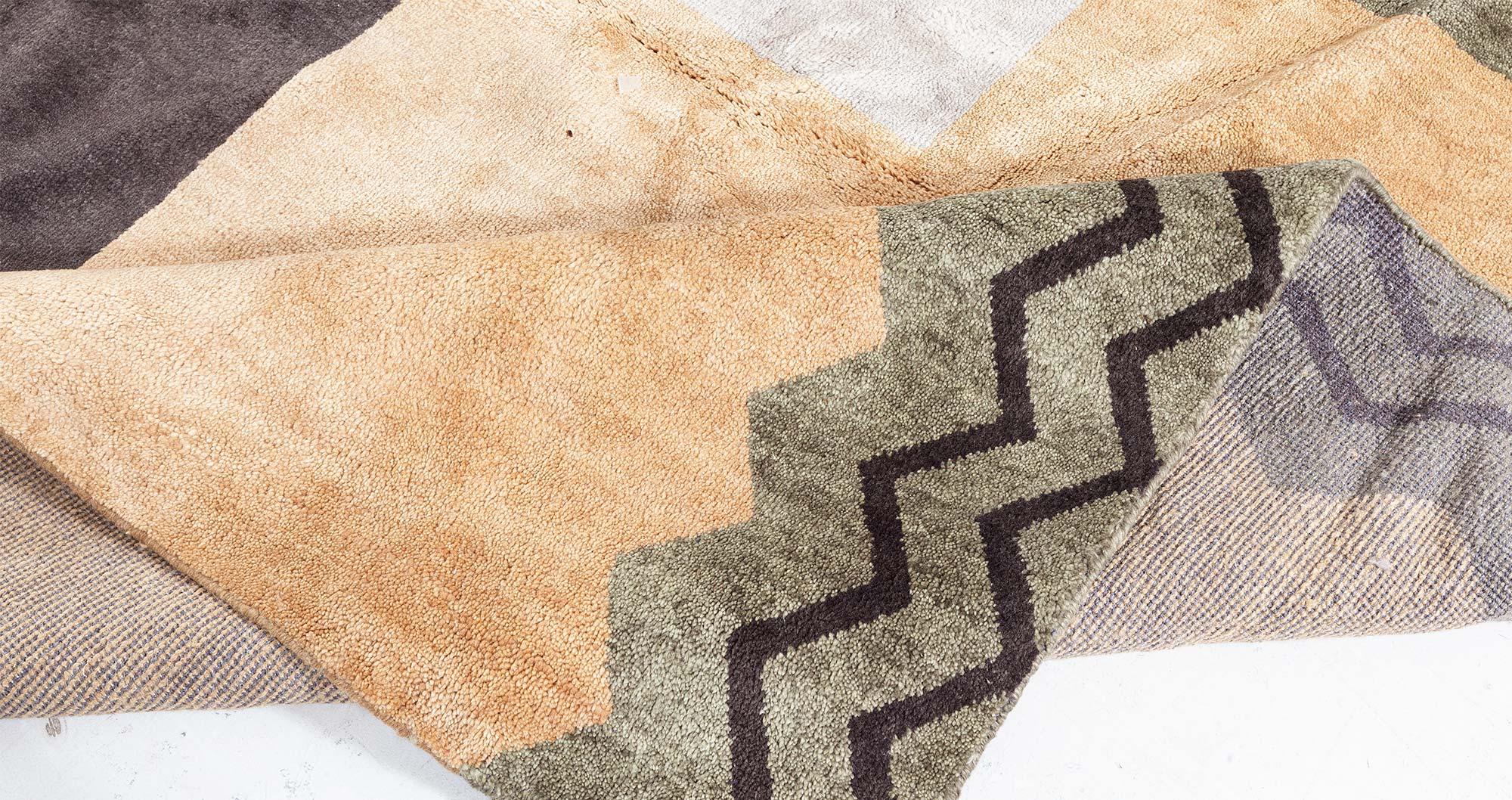 Modern Inspired Art Deco Rug by Doris Leslie Blau In New Condition For Sale In New York, NY