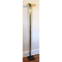 Modern Iron and Brass Torchiere
