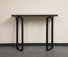 Modern Iron Wall-Mounted Officina Ciani Console with New Marble Top