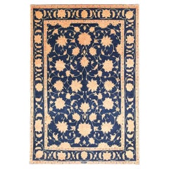 Modern Isfahan (282cm x 192cm, navy blau, neu)