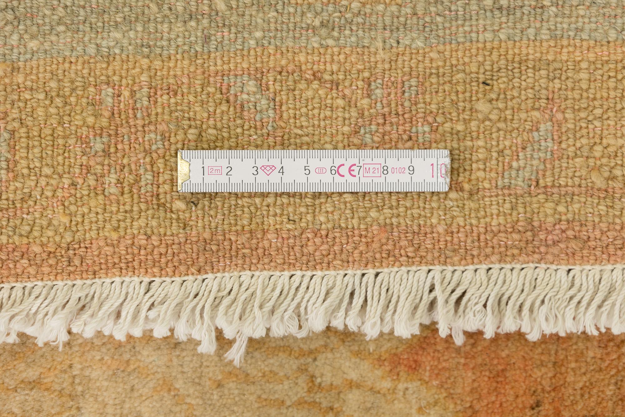 Lana Isfahan moderno (tonalità pesca/beige, nuovo, 311cm x 208cm) in vendita