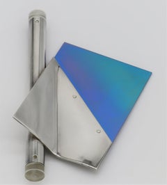 Modern Israeli Silver Mezuzah Case by Arie Ofir