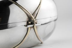 Récipient Etrog moderne israélien en argent sterling par Arie Ofir