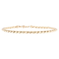 Modern Italian 18kt Yellow Gold Bracelet 