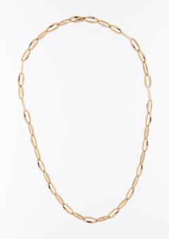 Modern Italian 18kt Yellow Gold Necklace