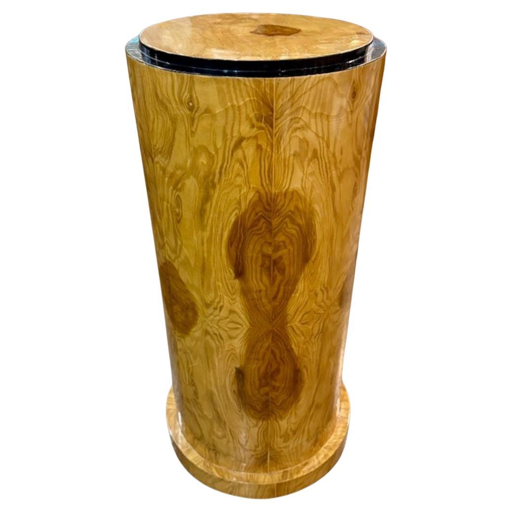 Modern Italian Art Deco Style Wooden Pedestals For Sale