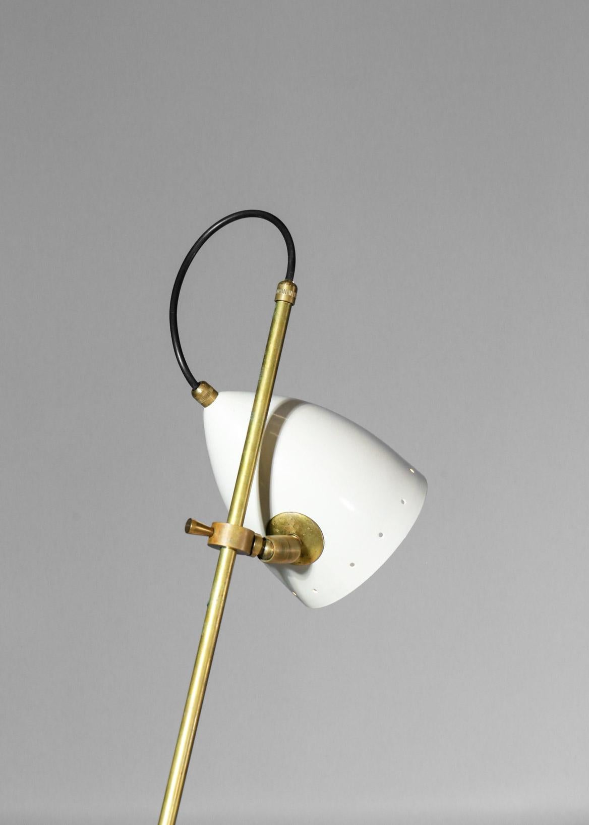 Modern Italian Bedside or Desk Lamp in a Vintage Style Marble 