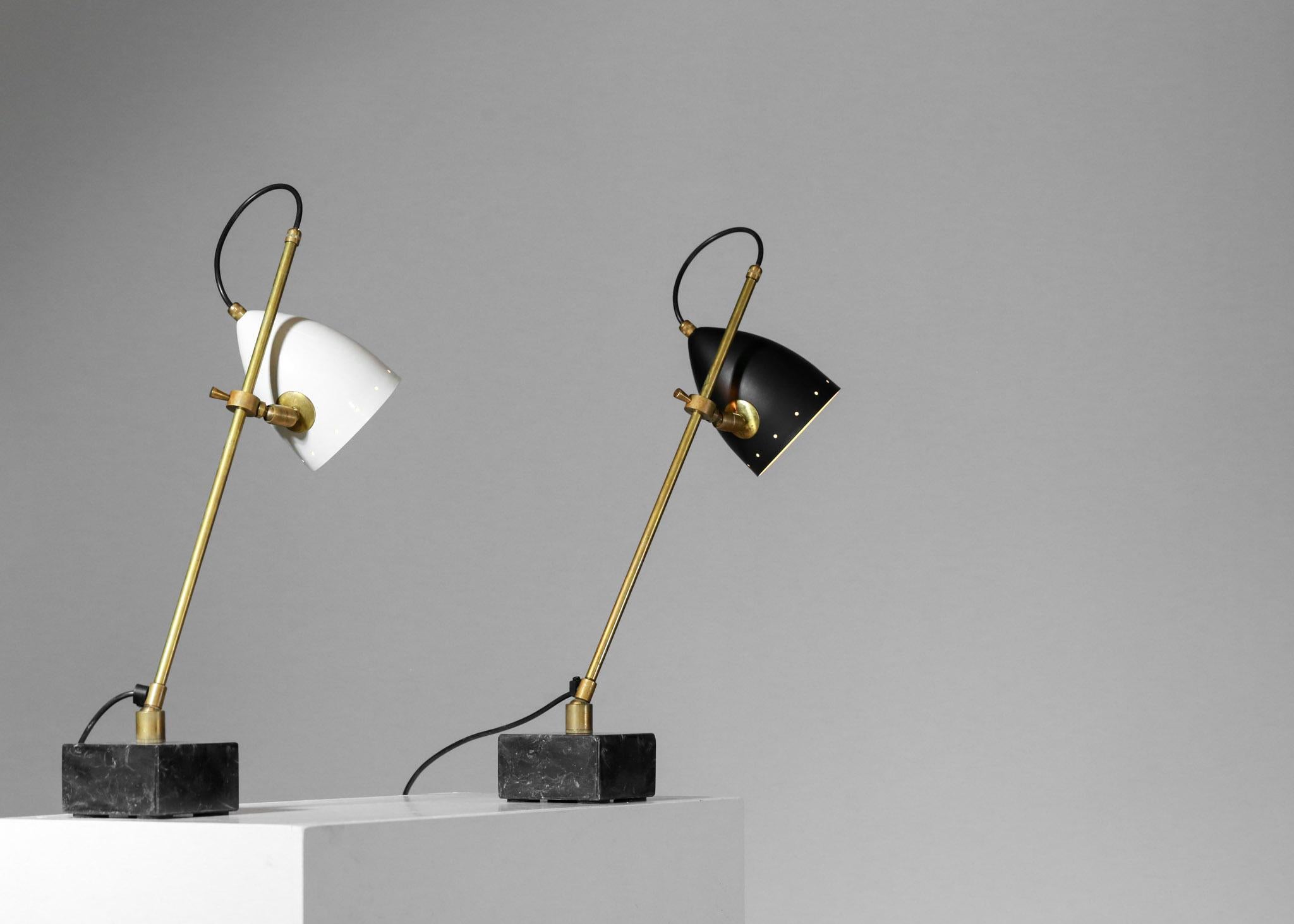 Moderne italienische Nachttisch- oder Schreibtischlampe aus Marmor im Vintage-Stil „ Sofia“ im Angebot 8