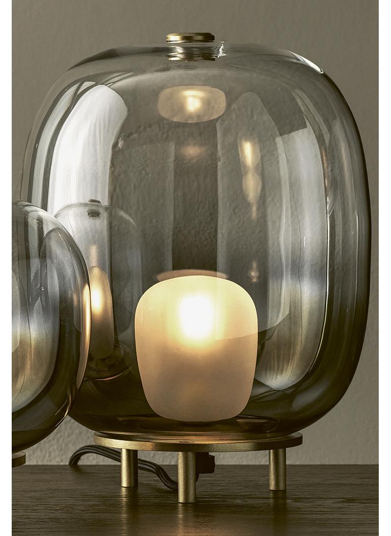 Autre Lampe de table moderne italienne en verre borosilicate h 10.6