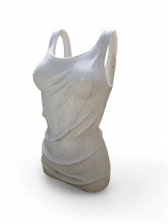Modern Italian Carrara Marble Sculpture, Large Scale