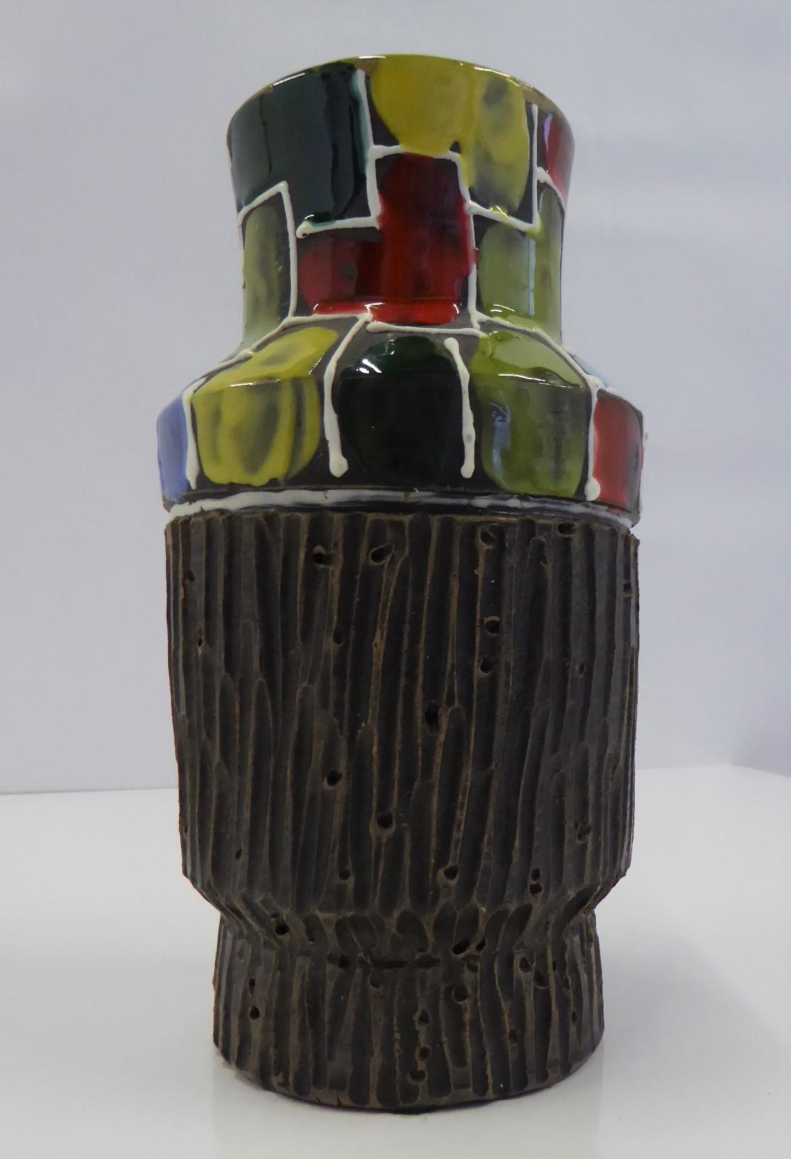Mid-20th Century Modern Italian Ceramic Vase by Fratelli Fanciullacci Bitossi, 1960s